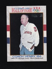 1991 Impel US Olympic Hall of Fame 1964 Mens Basketball Coach Henry #61 USA
