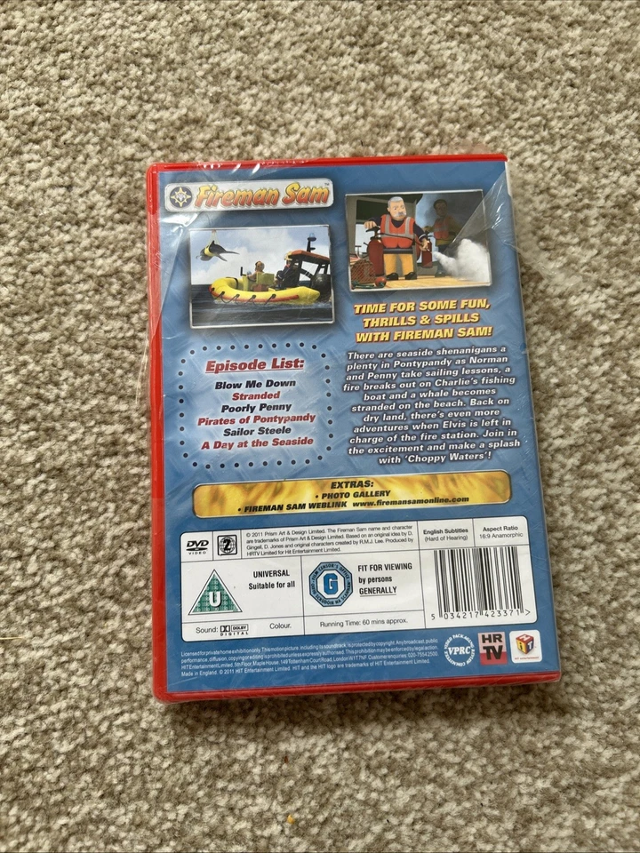 Fireman SAM DVD And Book Choppy Waters Deep Trouble Adventure Children  - Image 3 of 4