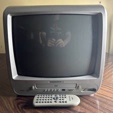 Magnavox CD130MW8 13" CRT TV DVD Combo Retro Gaming W/Remote FULLY FUNCTIONAL