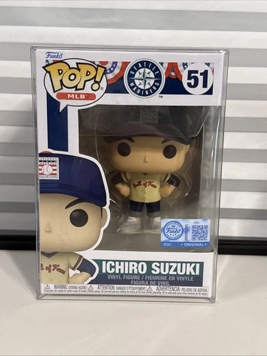 Funko Pop! MLB Ichiro Suzuki #51 Mariners HOF 2025 Exclusive Figure