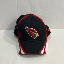 New Era Arizona Cardinals 39THIRTY Flex Fit Hat Cap Black Red White XL NFL