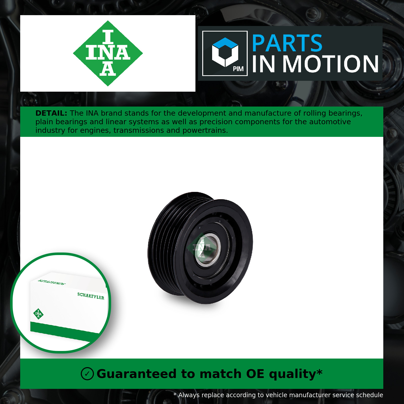 4x ✅Fits INA 532 0160 10 V-RIBBED BELT PULLEY ⭐UK Seller⭐ - Image 13