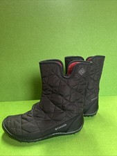 Columbia Minx Slip II Omni-Heat Waterproof Boots Women's Size 7 Black 200 Grams