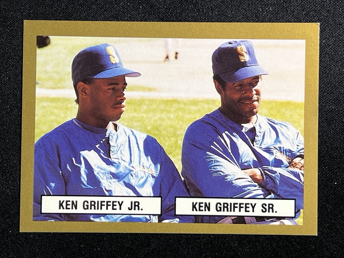Ken Griffey Jr./Ken Griffey Promo NNO Seattle Mariners Gold Border