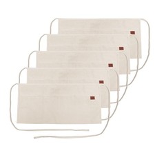 2 Pocket Canvas Work Waist Apron Unisex Tool Utility Apron Tool Belt Woodwork...