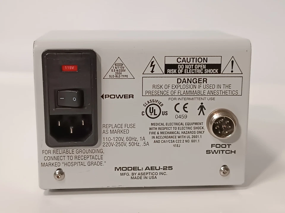 Dentsply AEU-25 Dental Motor Endo DTC Control con Aseptico 12855 pieza de mano Foto 3 de 4