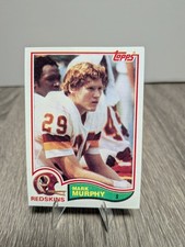 Mark Murphy Redskins 1982 Topps Football Card #517