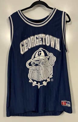 VTG J Plus Georgetown Hoyas Basketball Jersey Othello Harrington Sz L SEE DESC