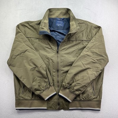 Samuel Windsor Jacke Herren XXL Khaki Leichter Duschfester Mantel Reißverschluss