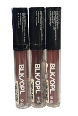BLK/OPL Colorsplurge Liquid Matte Lipstick, Long-lasting 2x Chic Mauve, 1x Ruby