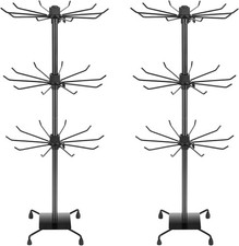 3 Tier Spinner Display Rack Retail Display Stand Metal Rotating Display Rack
