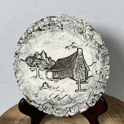 Shapes Of Clay by Stan Cabin Plaque Made From Ash of Mt. St. Helens Eruption