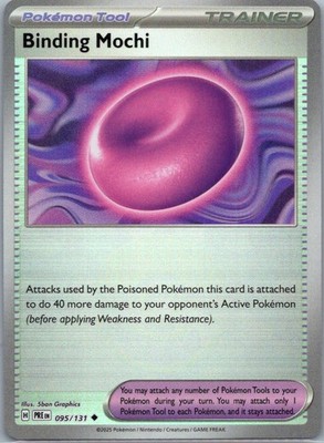 Binding Mochi 095/131/131 SV: Prismatic Evolutions Pokemon Reverse Holo NM