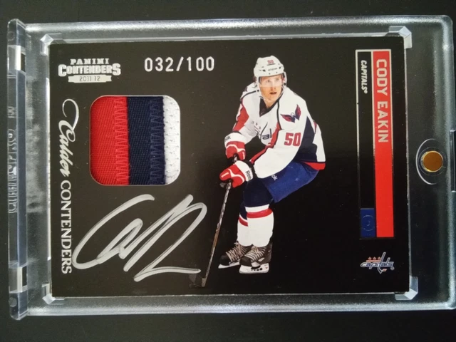2011-12 Panini Contenders Patch Autographs #257 Cody Eakin/100