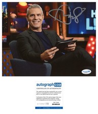ANDY COHEN SIGNED 8x10 PHOTO AUTOGRAPHED BRAVO TV NEWS HOST GAY ICON - ACOA COA