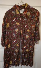 Vintage Reyn Spooner Kona Coffee Hawaii Reverse Print Hawaiian Shirt Mens XXL