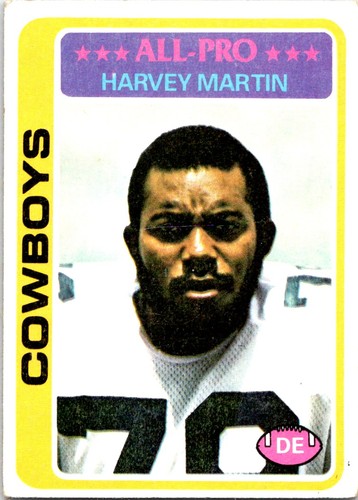 Harvey Martin #110 1978 Topps card