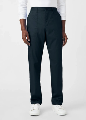 #ad Landau ProFlex LB408 Men#x27;s 6 Pocket Cargo Scrub Pants Black Size Large $17.99