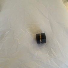 Black Hex Coupling Adapter Threaded Fitting/Connector w/ Brass Insert