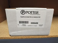 Potter #RA-6075, LCD Annunciator, Red