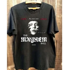 New Hot Lady Gaga The Mayhem Ball Tour 2025 2026 Short Sleeve Shirt