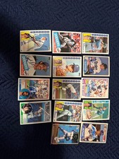 vintage Auto lot of Dodgers baseball cards