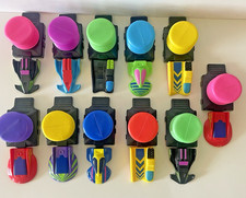 Vintage 1991 McDonald's Mini Streex Hot Wheels Colorful Pump Cars Set of 11