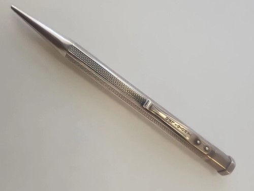 YARD O LEAD Vintage Antique Sterling Silver Hexagon Mechanical Pencil