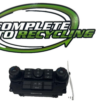 10 Ford Escape Htr A/c Cont Frnt 2.5L Vin 3 (8th Dig Hybrd) (auto Temp Cntrl)