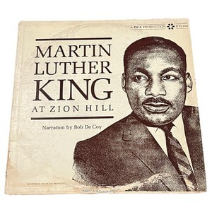 Martin Luther King At Zion Hill 1962 PICA DTL‑831 Red Translucent Vinyl Rare