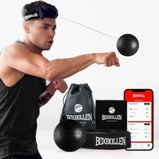 Boxing Reflex Ball –Celebrity-Endorsed Reaction Trainer Fun Fitness for Workouts