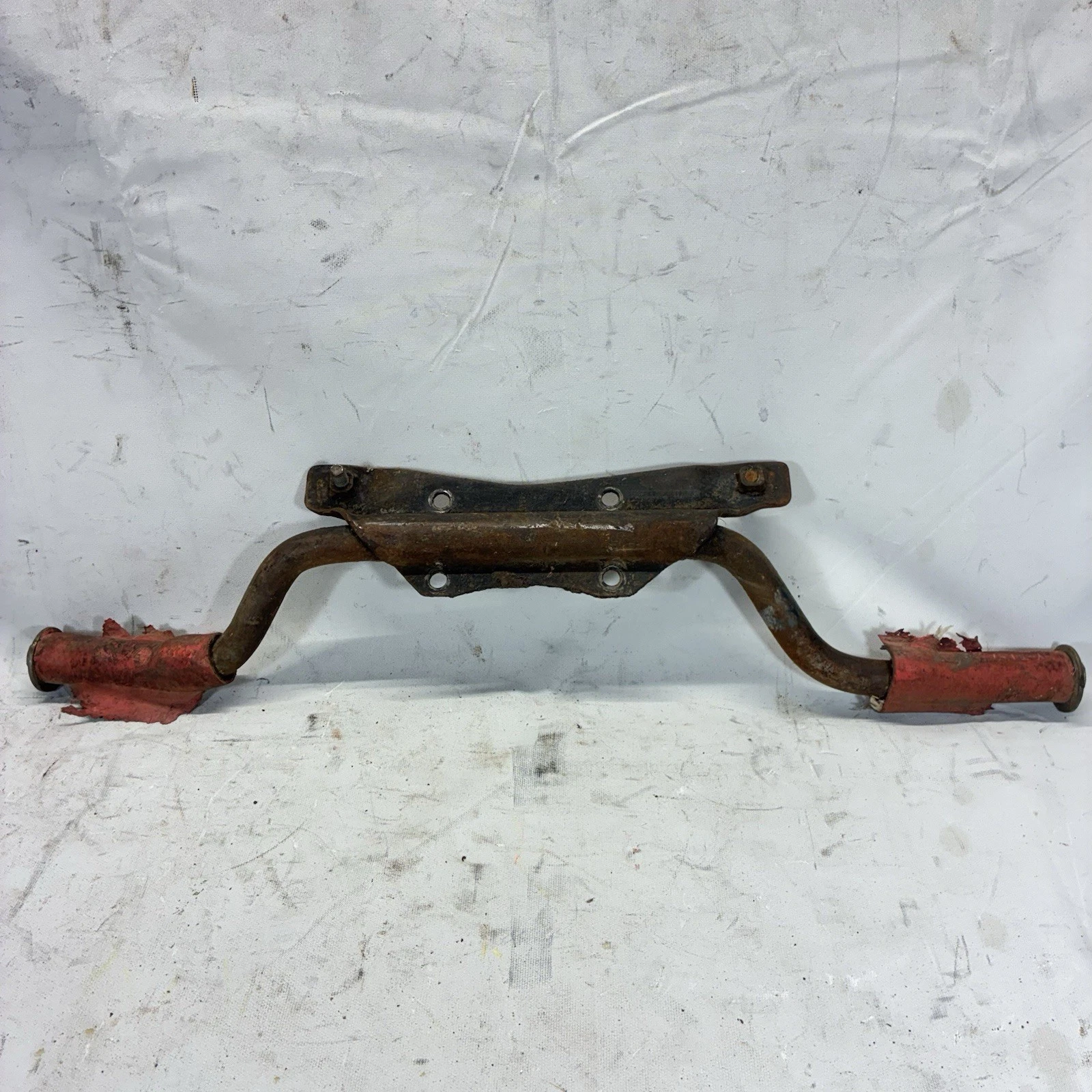 VINTAGE 1984 HONDA OEM ATC70 STEEL FOOTPEGS FOOT PEGS AND GUARD ATC 70 1974-85!
