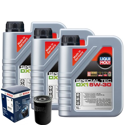 Motoröl 5W30 LIQUI MOLY Special Tec Dl1 3L+BOSCH Ölfilter