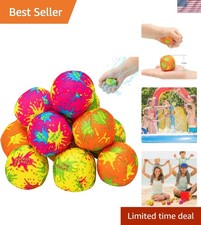 12 Pcs Water Splash Balls Float Mini Water Bomb Balls for Pool, Water Absorbe...