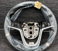 New Oem 2009-2010 Opel Astra Black Leather Steering Wheel 13305818 13251692