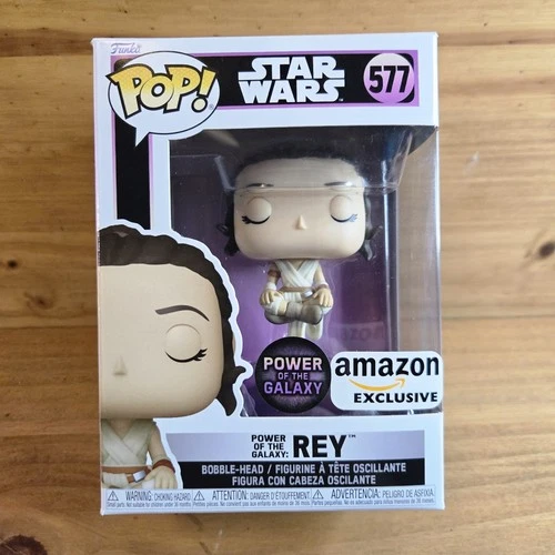 Funko Pop Star Wars Power of the Galaxy Rey #577 Amazon Exclusive Vinyl Figure
