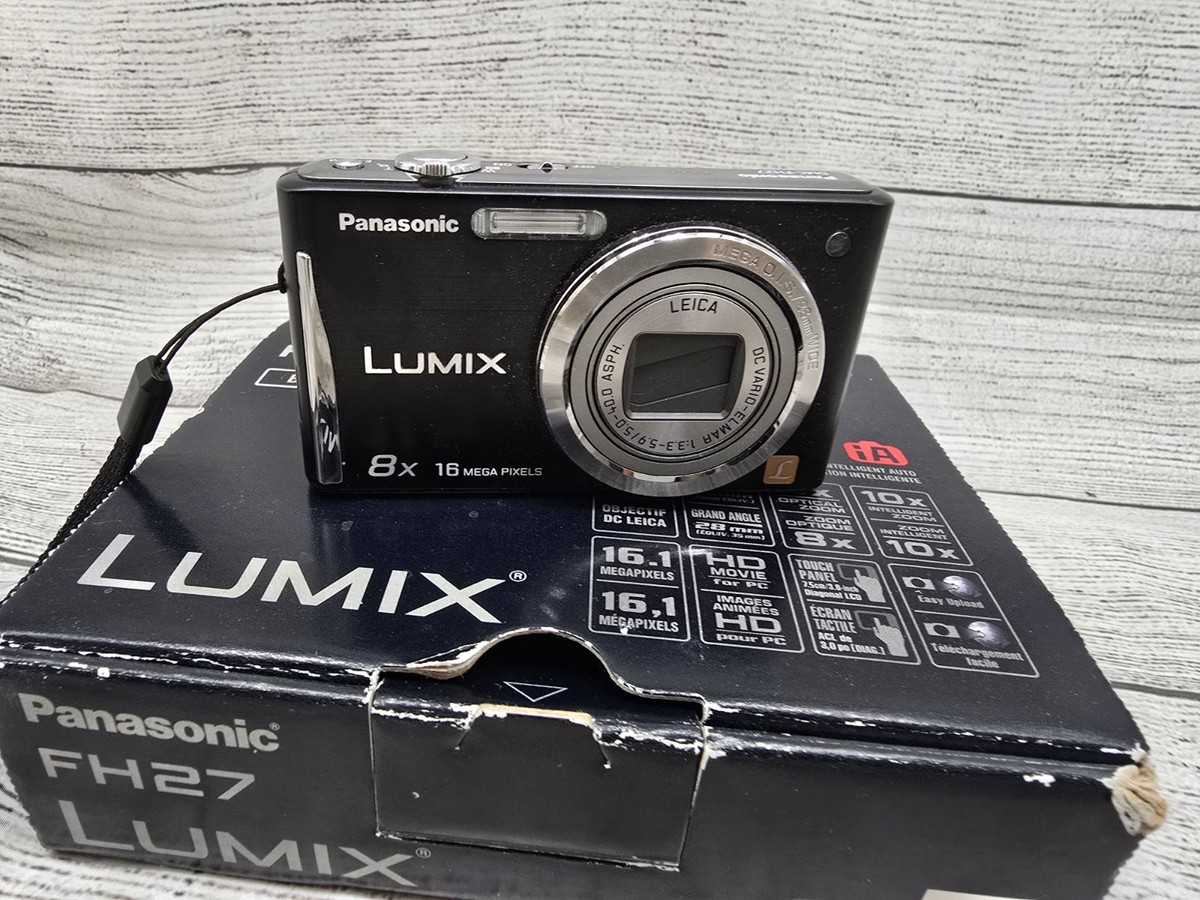 278 Panasonic LUMIX DMC-FH7 ブラック Panasonic LUMIX DMC-FH27/DMC-FS37 16.1MP Digital Camera