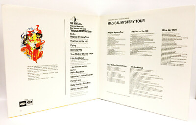THE BEATLES 1967 MAGICAL MYSTERY TOUR GATEFOLD 33 VINYL LP RECORD