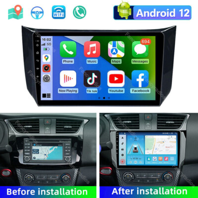 For Nissan Sentra Sylphy 2016-2019 10.1'' Android 12.0 Car Stereo Radio GPS Navi 