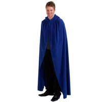 Blue Cloak / Cape With Hood For Adults | Large | Blue Cloak / Cape With Hood For Adults | Large |