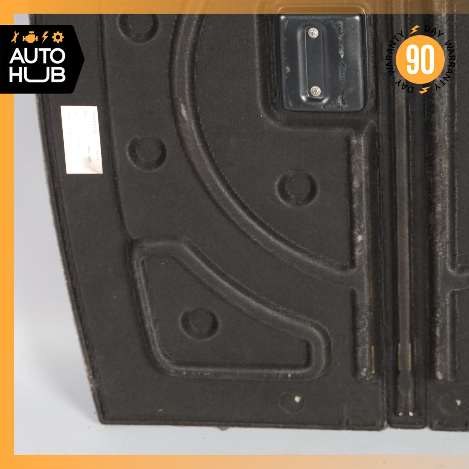 03-13 Maserati Quattroporte M139 Rear Trunk Floor Carpet Cover Panel OEM