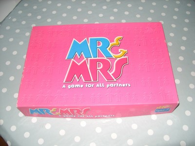 mr & mrs board game