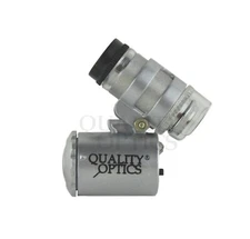 Quality Optics Illuminated Mini Microscope 2-Function 60x