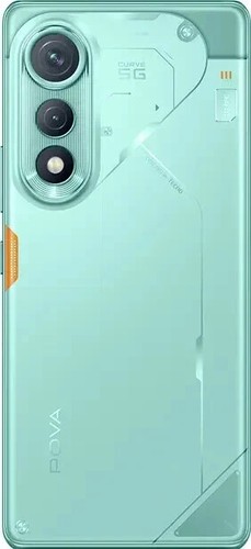 Tecno Pova Curve 5G-Factory Unlocked-Dual SIM 8GB RAM 144 Hz Curved AMOLED-Cyan - 第 2/22 張圖片