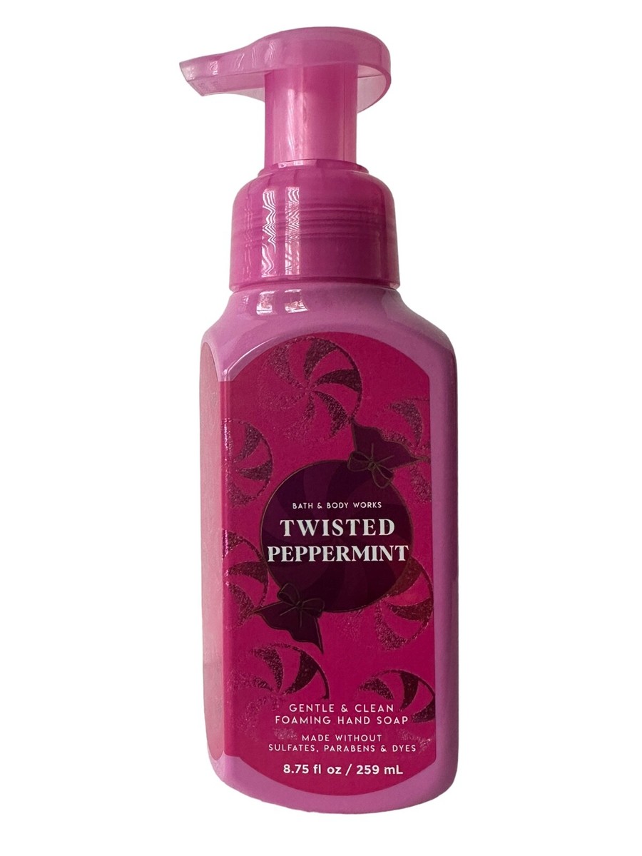 BATH BODY WORKS GENTLE CLEAN FOAMING HAND SOAP TWISTED PEPPERMINT
