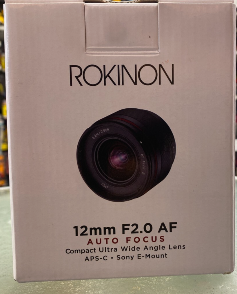 Rokinon 12mm f/2.0 AF APS-C Compact Ultra Wide-Angle Lens