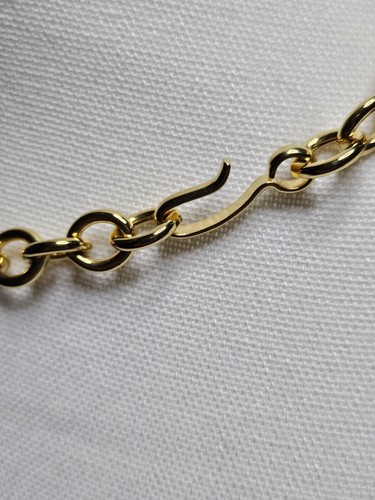 Collana Monet finto oro stile girocollo vintage retrò - Foto 5 di 5