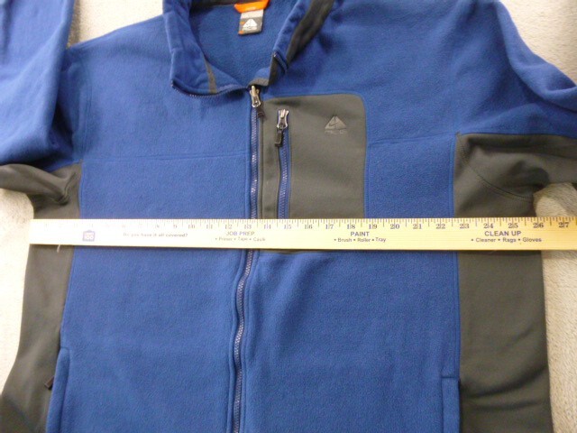 SACAI X NIKE Giacca Nike ACG vintage uomo 2XL blu full zip pile Therma Fit Gorpcore Y2K