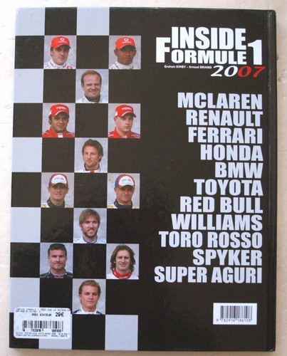 Inside Formule 1 2007 Arnaud BRIAND & Graham KIMBY éd Absolum - Picture 2 of 2