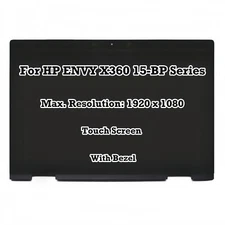 15.6'' For HP Envy x360 15-bp2xx FHD IPS LCD Touch Screen Display Assembly+Bezel